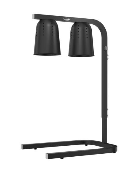 Combisteel Telescopic Heat Lamp Black, 0.5kW, Height Adjustable