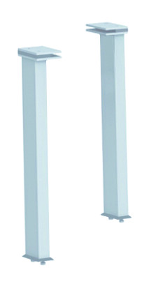 Combisteel Curved Glass Brackets 2-Pack, 483mm Height