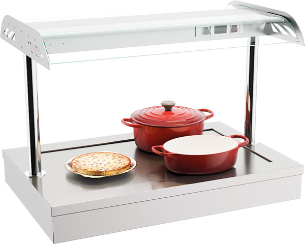 Combisteel Drop-In Heated Top Unit 2/1 GN, 1 kW Electric
