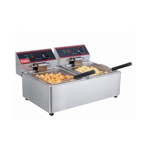 Banks EFD6 Twin Tank Electric Fryer 6+6 Litres Commercial