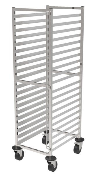 Combisteel Clearing Trolley 1/1 GN, 12 Shelf Positions, Flat-Packed