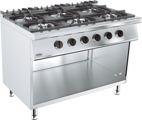 Combisteel Base 700 Gas Range 6 Burner, 39 kW, Freestanding
