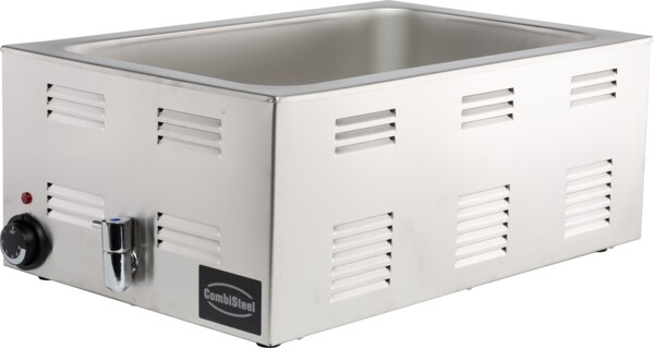 Combisteel Electric Bain-Marie 1x GN 1/1 with Drain Tap, 1.2kW
