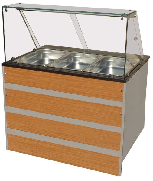 Combisteel Hot Buffet GN 3/1, 3x1/1 GN Capacity, LED Lighting