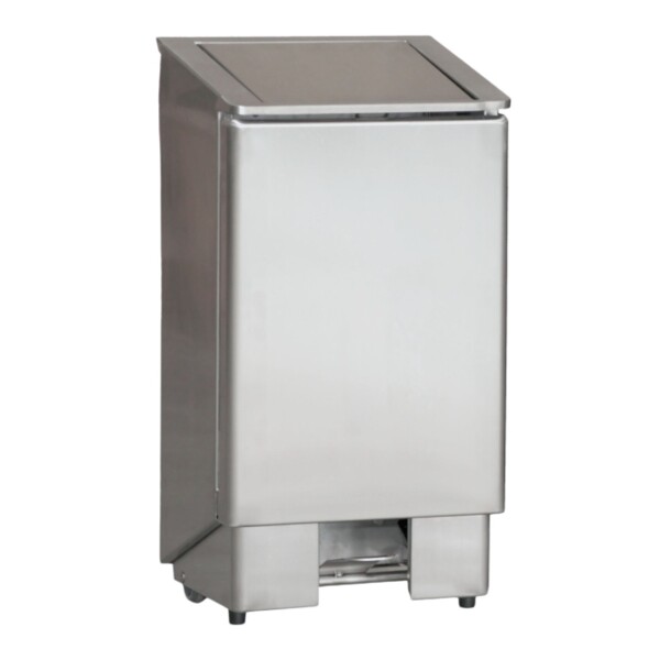 Combisteel Waste Bin with Foot Pedal 90L Stainless Steel