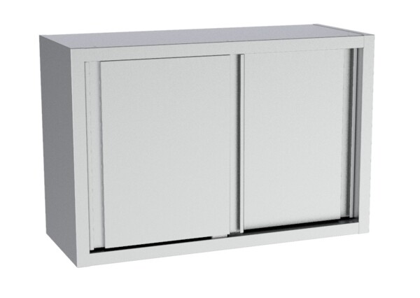 Combisteel Wall Cupboard Sliding Doors 1200mm, Stainless Steel