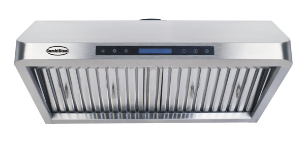 Combisteel Mounted Hood 900mm, 1530 m³/h Extraction, LED Lighting