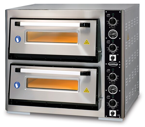 Combisteel Double Electric Pizza Oven 2x6 Pizzas, 12 kW