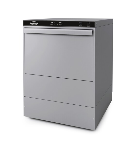 Combisteel Front Loading Dishwasher ENT 500, 230V with Drain Pump