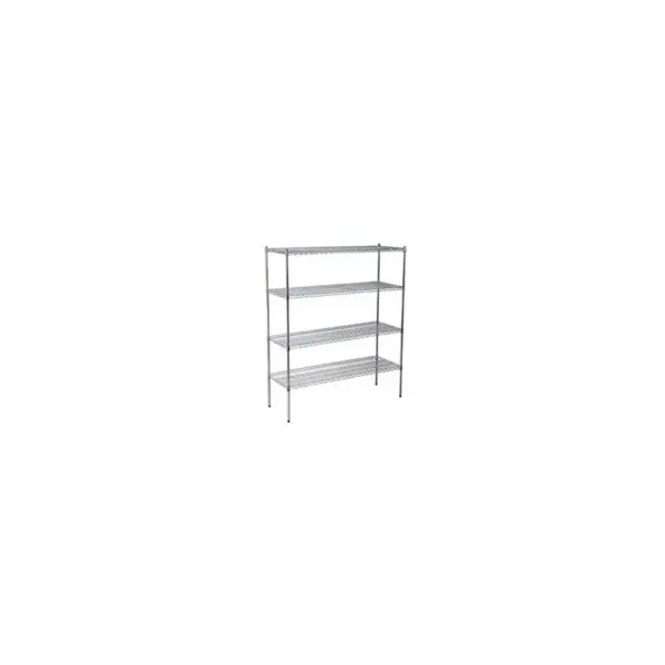 Atlas Shelf Set C Complete Chrome 4-Tier 1825mm Professional Storage