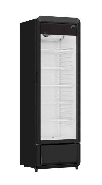 Combisteel Glass Door Refrigerator PIB-280R, 280L, Black