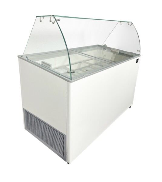 Combisteel Tenerife Ice Cream Display 10x5L, Mobile Static Cooling