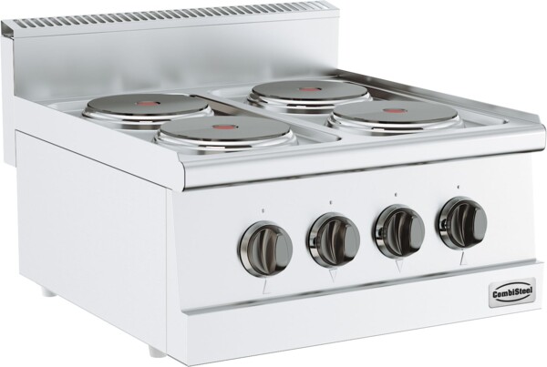 Combisteel Base 600 Electric Range 4 Plate, 7.4kW Tabletop
