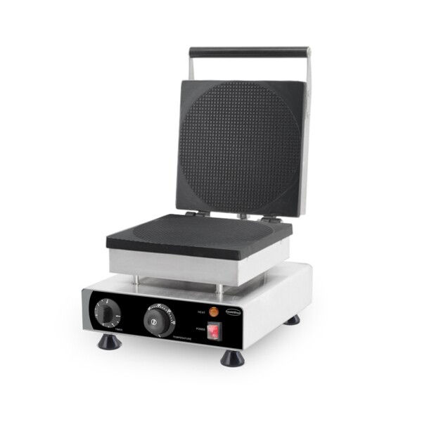 Combisteel Syrup Waffle Maker Round, 1.75 kW, Tabletop