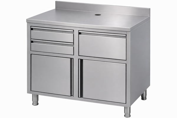 Combisteel Stainless Steel Coffee Worktable 1250x600mm