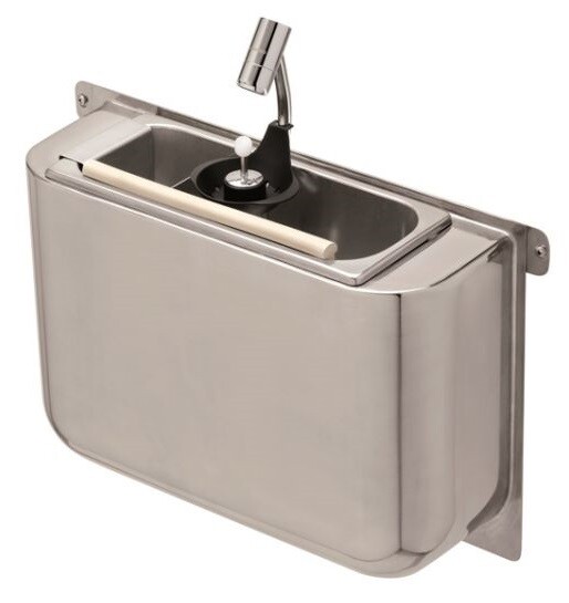 Combisteel Ice Cream Scoop Sink with Shower, 410x120x270mm