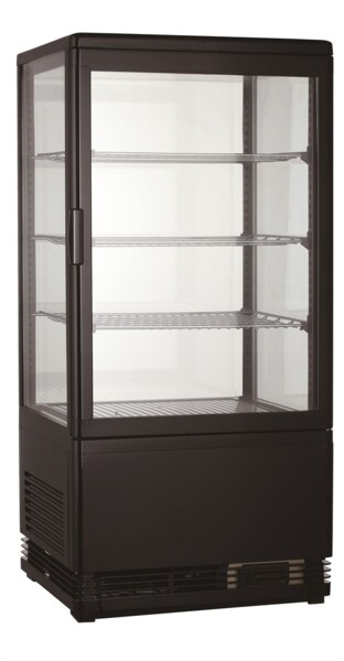 Combisteel Cold Display 68L Black Tabletop Refrigerated Cabinet