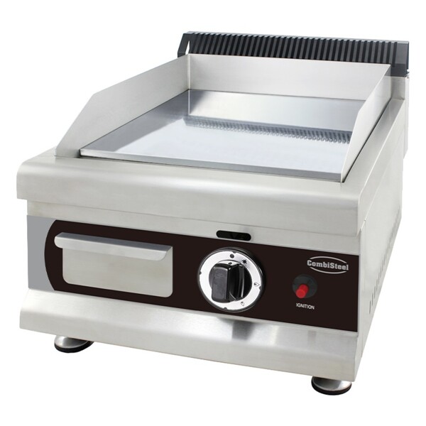 Combisteel Gas Fry Top Chrome 400, 3 kW, Tabletop