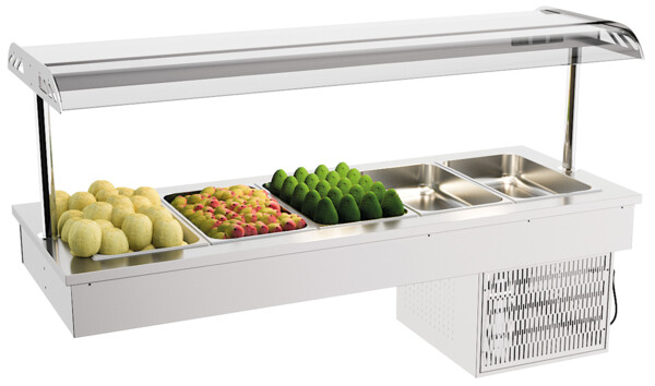 Combisteel Drop-In Refrigerated Unit 5x1/1 GN, 1800mm Wide