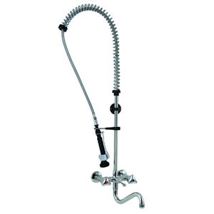 Klarco Pre Rinse Unit Wall Mounted, 2-Hole Connection
