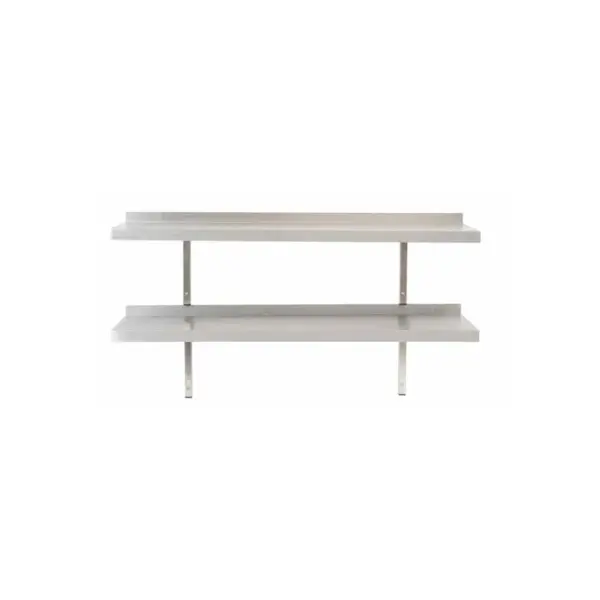Atlas WS1200D Double Wall Shelves 1200mm Stainless Steel