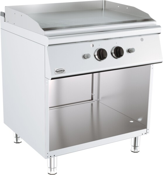 Combisteel Base 700 Gas Fry Top, 13 kW, 800x700mm Smooth Griddle
