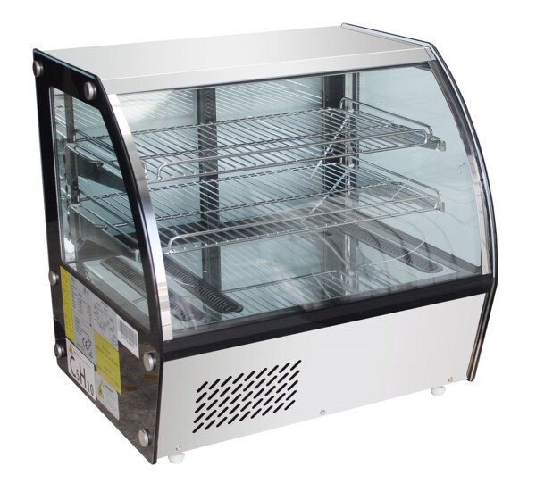 Combisteel Cold Display 120L, Curved Glass, Ventilated Cooling