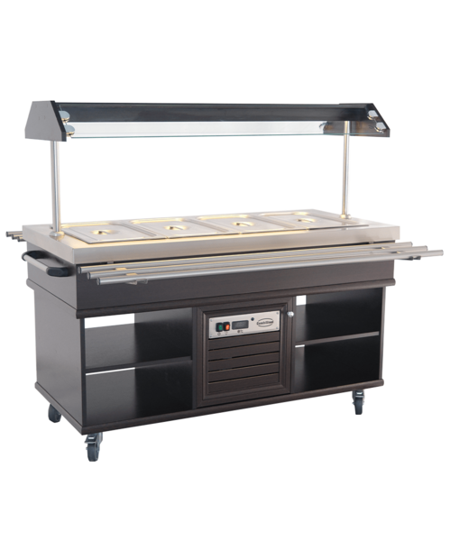 Combisteel Refrigerated Buffet GN 4/1, 1500mm, Static Cooling