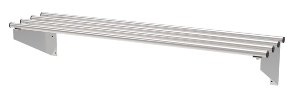 Combisteel Stainless Steel Tube Shelf 600x300mm, 30kg Load