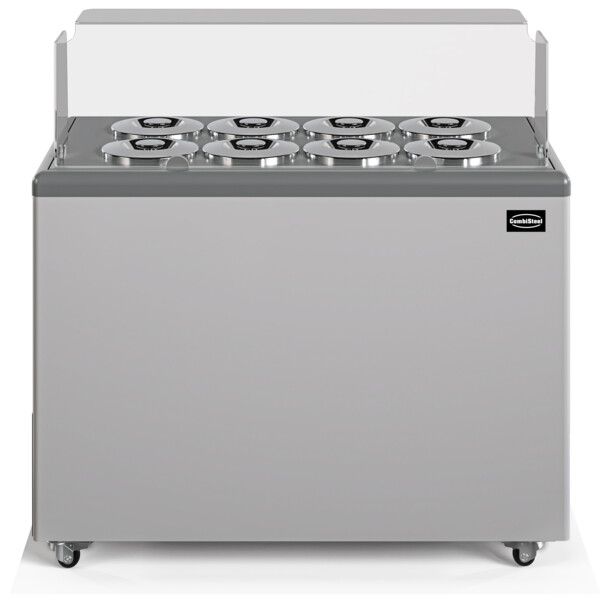 Combisteel Zanzibar 8 Ice Cream Display Cabinet, 360L Static Cooling