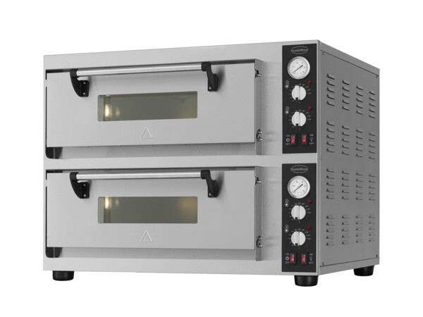 Combisteel Electric Pizza Oven Double 2x4, 8.4kW, 8 Pizzas