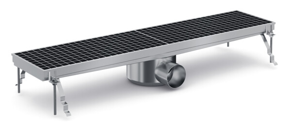 Combisteel Floor Grid 891x200mm, Stainless Steel Drainage System