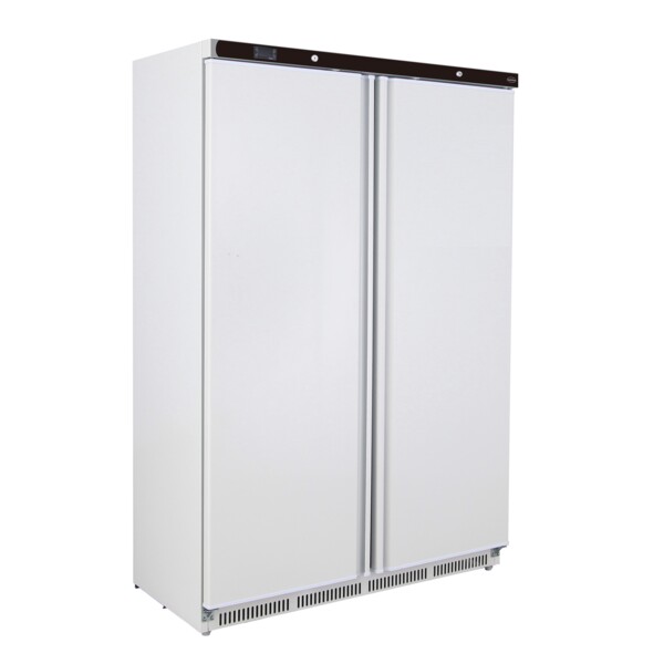 Combisteel White Freezer 2 Door, 744L, Digital Display