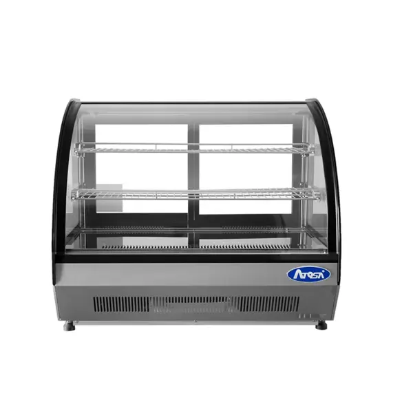 Atosa WSY125L Curved Glass Display Chiller 900mm Wide 130L Capacity