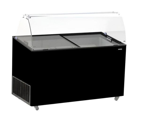 Combisteel Ice Cream Display Tenerife Black 10x5L Static Cooling