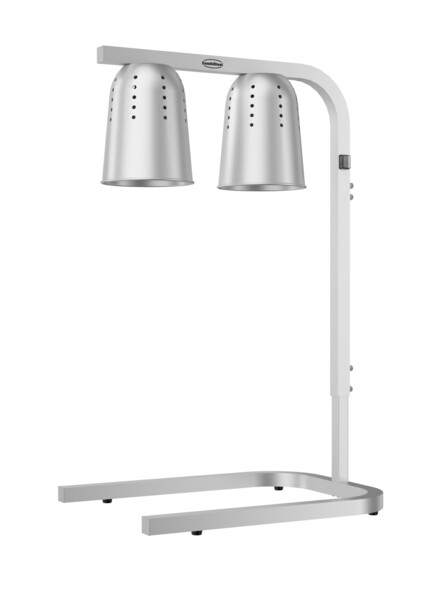 Combisteel Telescopic Heat Lamp Silver, 0.5 kW, Adjustable Height