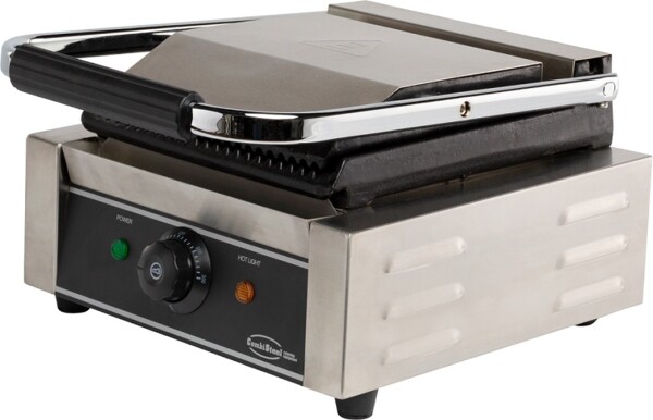 Combisteel Contact Grill Single 1.8kW Tabletop Ribbed