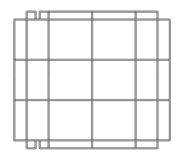 Combisteel Stainless Steel Bottom Grid 572x648mm