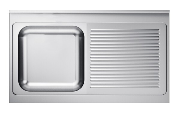 Combisteel Sink Unit Tabletop 700mm Deep, 1200mm Wide, Left Bowl