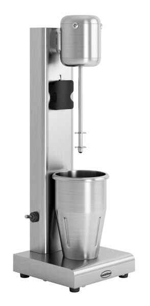 Combisteel Single Milkshaker 1L, 2-Speed, Stainless Steel