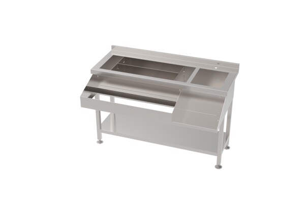 Combisteel Cocktail Bar Station 1400mm, Insulated Ice Well & Speedrail