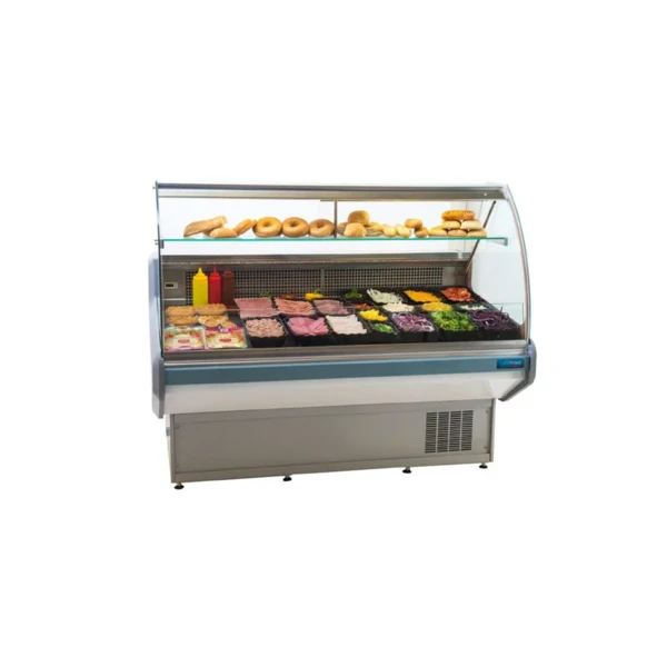 Unifrost DCF1600 Serveover Deli Counter 1580mm Curved Glass Display