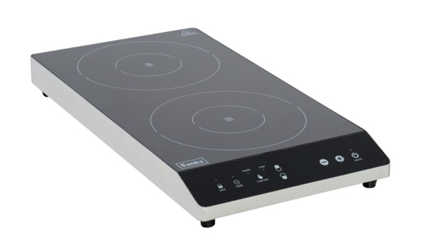 Banks D40TT Double Induction Hob Countertop 299x581mm UK Plug