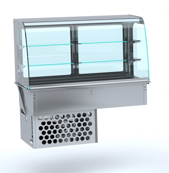 Combisteel Drop-In Curved Refrigerated Display Closed 4/1 GN