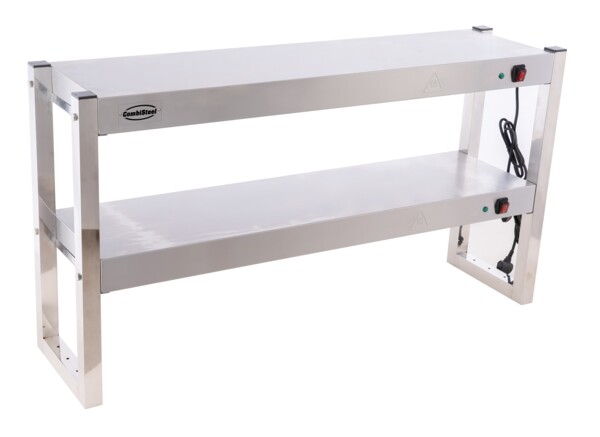 Combisteel Halogen Heated Overshelf 2 Level 1200mm, 1.8kW