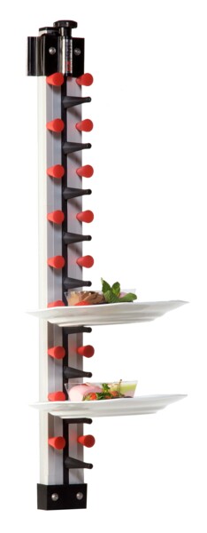 Combisteel Plate Rack Wall Model 9, 800mm Height
