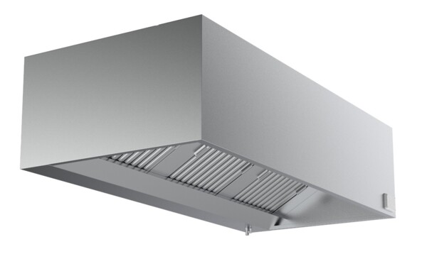 Combisteel Wall-Mounted Hood 1200mm, 500 m³/h, Complete Kit