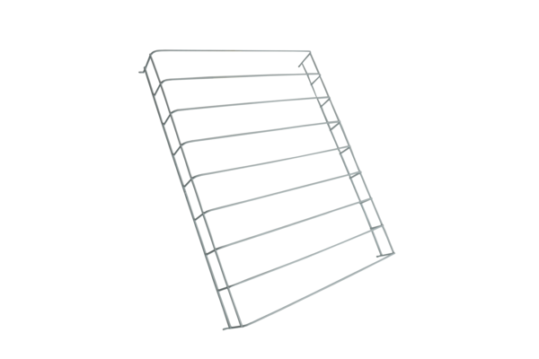 Combisteel White Shelf Partition Set Left + Right 545x485mm