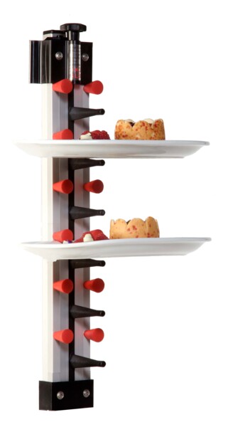 Combisteel Wall Plate Rack 6 Plates, 600mm Height