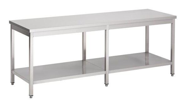 Combisteel Worktable Bottom Shelf 2400mm x 700mm, 900mm Height